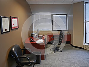 Interior of professional office