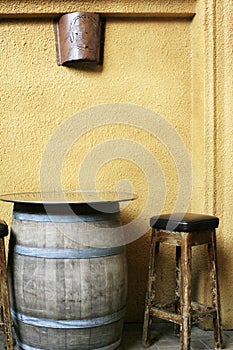 Interior of a pub