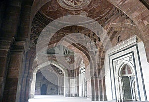 Interior of Purana Qila, Delhi, India photo