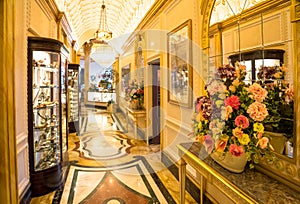 Interior of Regina Palace, Stresa, Italy