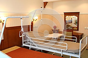 Interior in rehabilitation center
