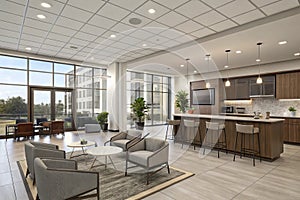 Interior renovation 3D render