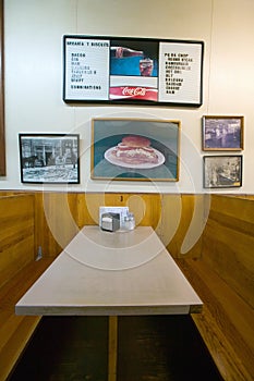 Interior of restaurant in Mount Airy,