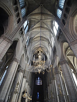 Interior rheims cathedral france 2 photo