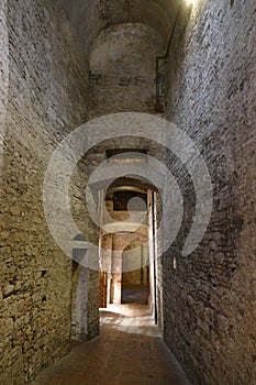 Interior of Rocca Paolina, Perugia