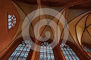 Interior roof structure of Church