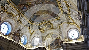 Interior of Royal Palace of Madrid