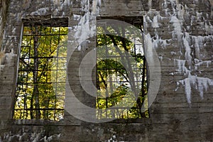 Interior of the ruins