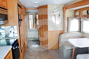 Interior Of An RV, Recreational Vehicle
