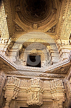 Interior of Saas-Bahu Temple