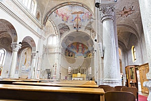 Interior of Sacro Cuore church