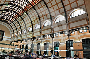 Interior of Saigon center post office, VietNam