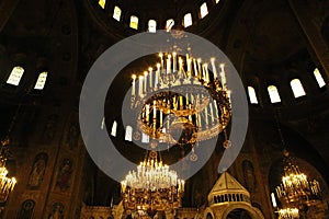 Interior of Cathedral, Sofia, Bulgaria