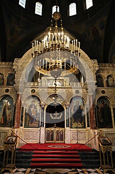 Interior of Cathedral, Sofia, Bulgaria