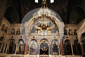 Interior of Cathedral, Sofia, Bulgaria