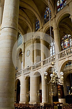 Interior of Saint Etienne church