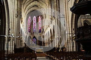 interior of the saint germain church