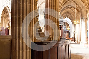 interior of the saint germain church