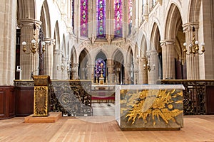 interior of the saint germain church