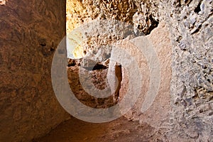 Interior of Salado Cliff Dwelling