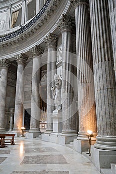 Interior of San Francesco di Paola Church Basilica Reale Pontificia San Francesco di Paola, Naples Napoli, Campania, Italy It