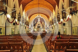 Interior of San Thome Basilica