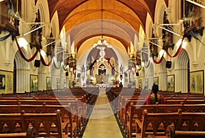 Interior of San Thome Basilica photo