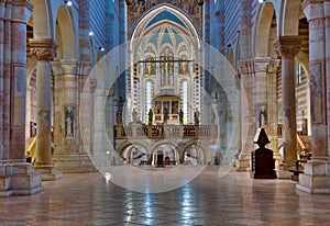 Interior of San Zeno photo