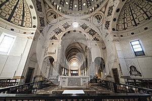 Interior of Santa Maria delle Grazie in Milan