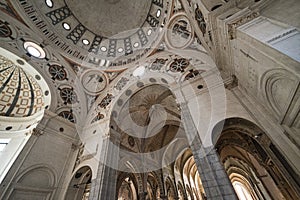 Interior of Santa Maria delle Grazie in Milan