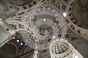 Interior of Santa Maria delle Grazie in Milan