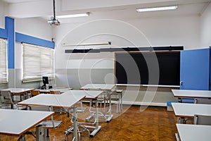 Interior of secondary classroom