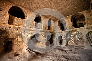 Interior of Selime Monastery Cappadocia