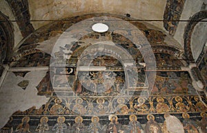 Interior of the Serbian Orthodox monastery