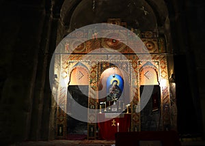 Interior of Sevanavank (Sevanavank Monastery) in Armenia