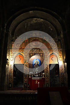 Interior of Sevanavank (Sevanavank Monastery) in Armenia