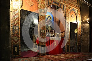 Interior of Sevanavank (Sevanavank Monastery) in Armenia