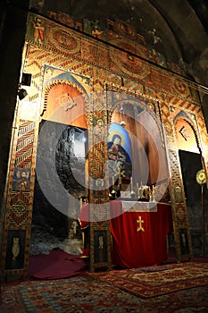 Interior of Sevanavank (Sevanavank Monastery) in Armenia