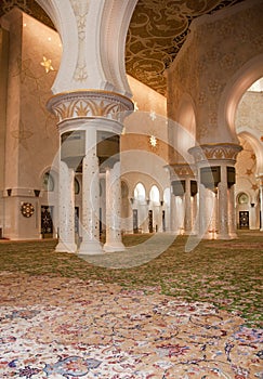 Interior of Sheikh Zayed Mosque