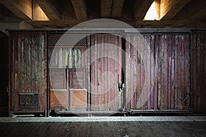 The interior of Shoah Memorial in Milan, Italy,