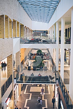 Interior of shoppingmall