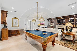 Interior shot of a luxury home in Calabasas, California. photo