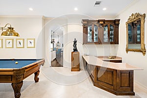 Interior shot of a luxury home in Calabasas, California. photo