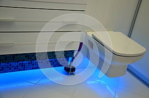 The interior of the shower