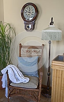 Interior Sitting Area with Antique Chair