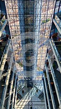 Interior of a skyscrapper building photo