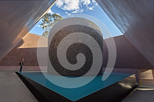 Interior Skyspace sculpture. Canberra. Australia