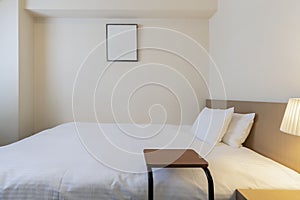 Small bedroom with queen size bed