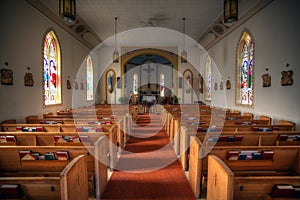 Interior of a Small Church