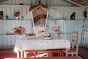 Interior small Church Amazonia